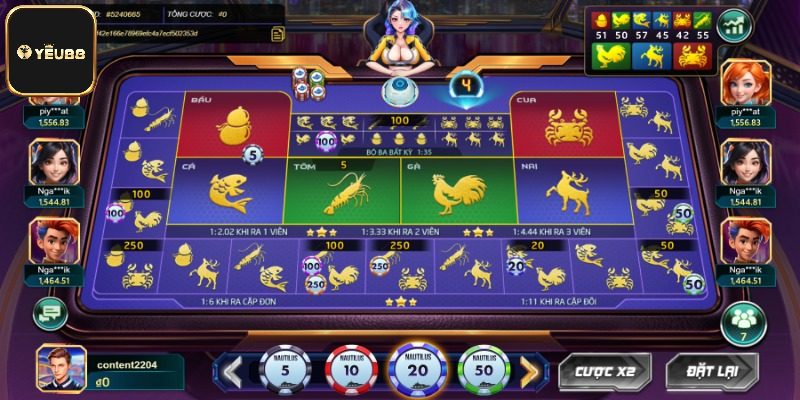 Luật chơi bầu cua chi tiết