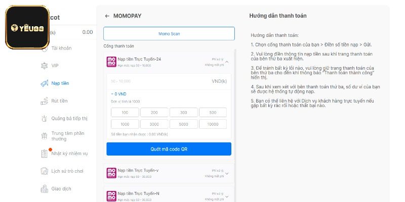 Phương thức chuyển tiền nhanh